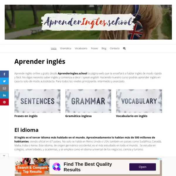 Aprender Inglés School